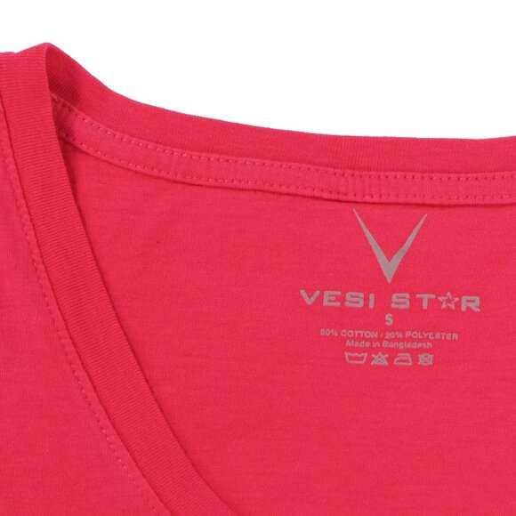 Cotton Slim Fit T-shirts V- neck short sleev - Picture 4 of 4